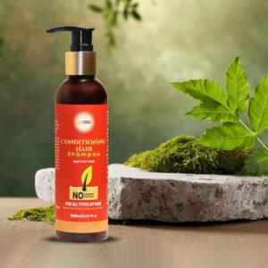 Ayurvedic Conditioning Hair Shampoo with Mulethi, Aloe Vera & Hibiscus Oil